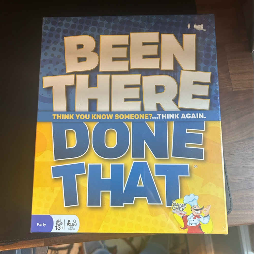 Been There Done That Party Game - Blue and Yellow